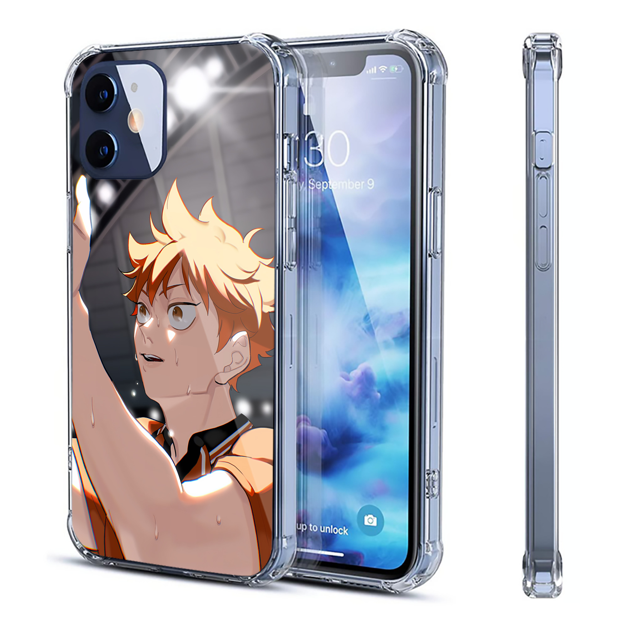 （画像用） ハイキュー!! Haikyu!! 【iPhone 12シリーズ対応】透明スマホケース（クリアソフトケース）